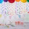 Colorful Rainbow Foil Swirl Hanging Decoration Streamer for Birthday Graduation Wedding Pride Theme Party Supplies, Gold Red Orange Green Blue and Purple, Pack of 18